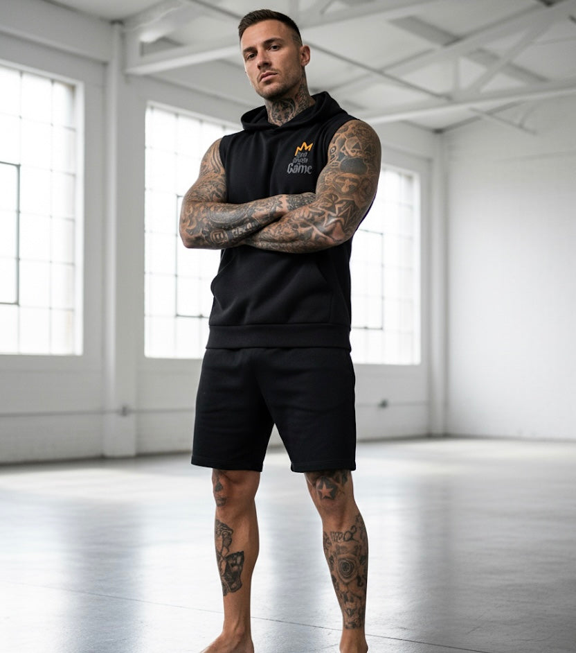 SACRA MUERTE sleeveless hoodie