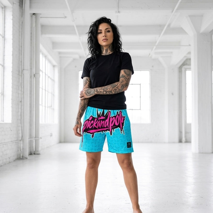 ICON azure shorts