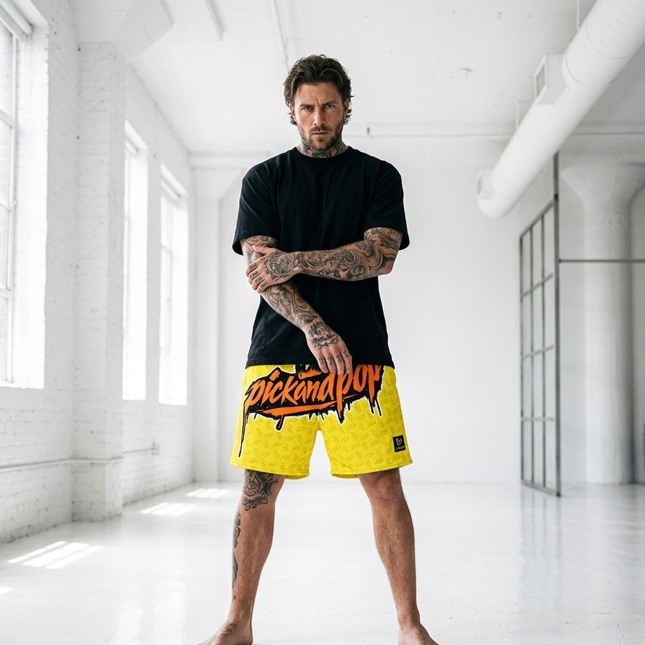 ICON yellow shorts